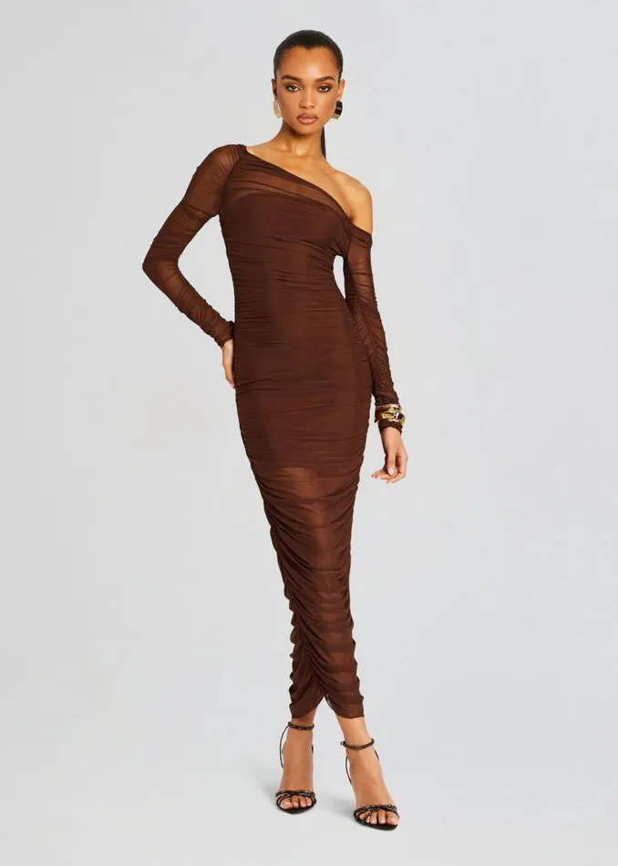 Retrofete Dresses Chantae Mesh Dress Coconut 8211 Women