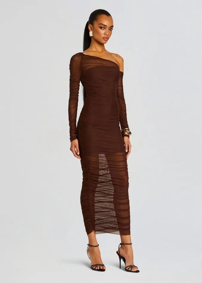Retrofete Dresses Chantae Mesh Dress Coconut 8211 Women