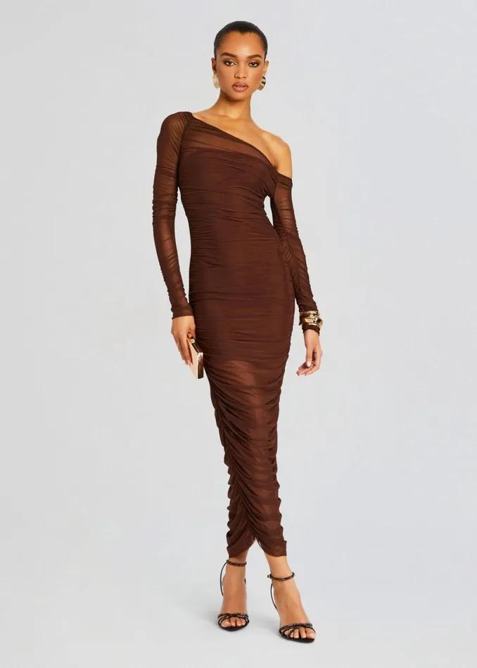 Retrofete Dresses Chantae Mesh Dress Coconut 8211 Women