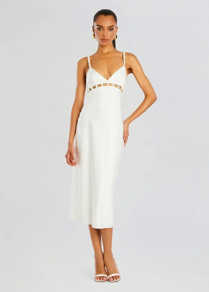 Retrofete Dresses Elodie Pearl Dress White 8211 Women