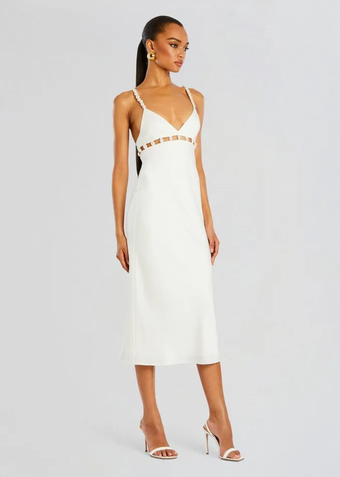 Retrofete Dresses Elodie Pearl Dress White 8211 Women