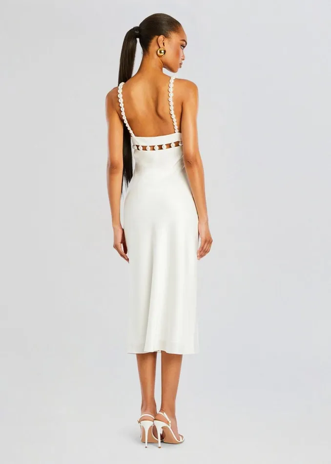 Retrofete Dresses Elodie Pearl Dress White 8211 Women