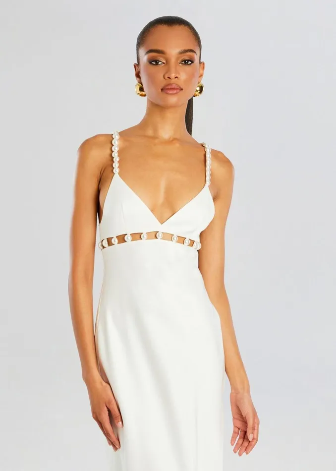 Retrofete Dresses Elodie Pearl Dress White 8211 Women