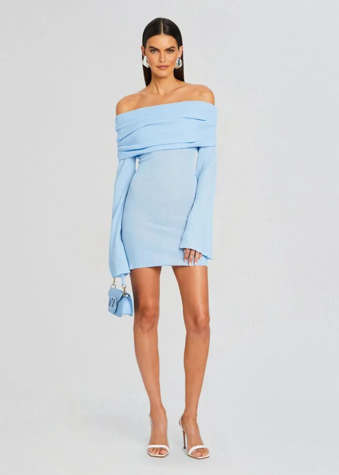 Retrofete Dresses Galli Mini Dress Powder Blue 8211 Women
