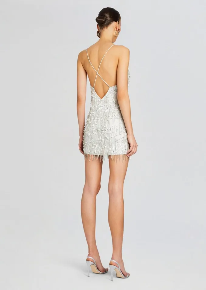 Retrofete Dresses Haven Embellished Dress Whitesilver 8211 Women