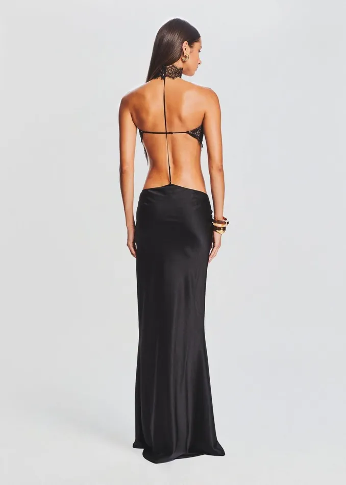 Retrofete Dresses Lucie Silk Dress Black 8211 Women