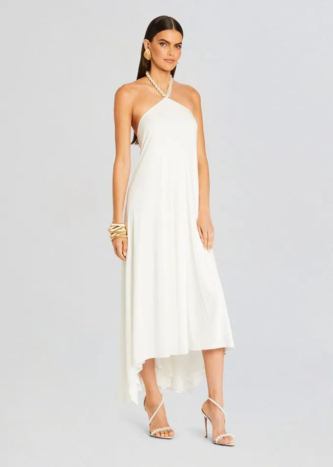 Retrofete Dresses Maryam Pearl Embellished Dress White 8211 Women