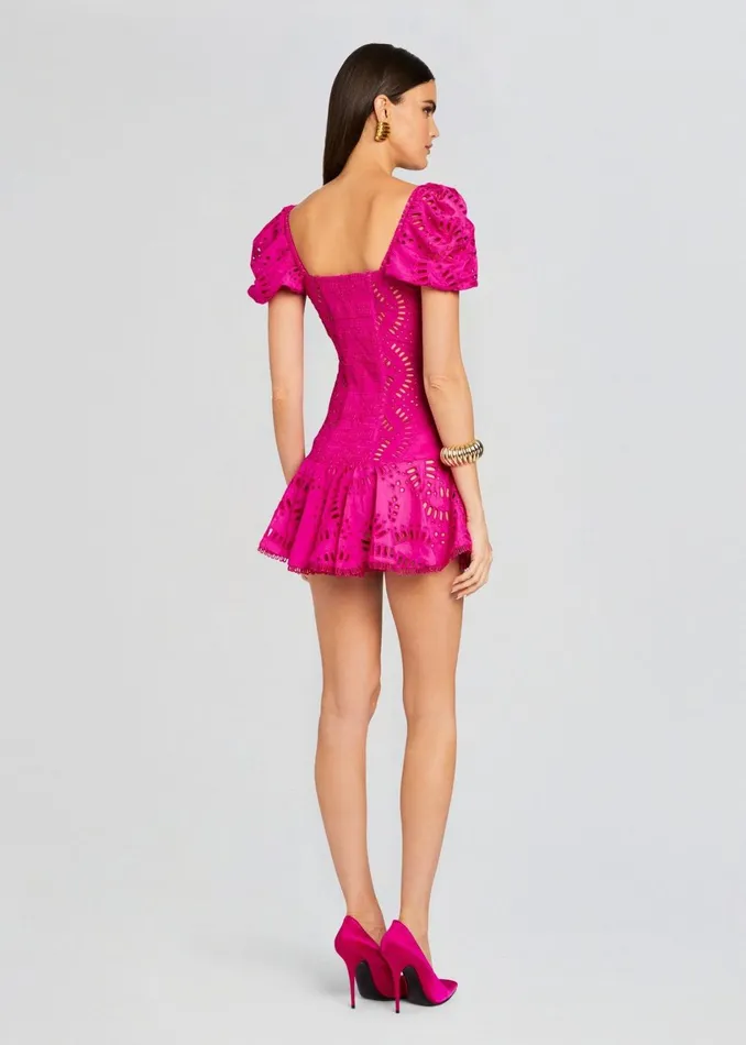 Retrofete Dresses Mexik Short Dress Hot Pink 8211 Women