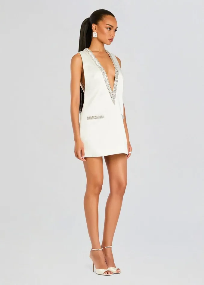 Retrofete Dresses Nancie Dress White 8211 Women