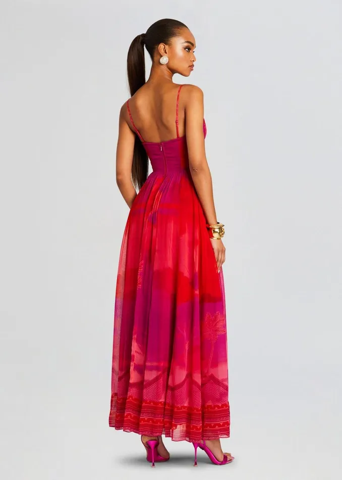 Retrofete Dresses Soma Long Dress Multicolor 8211 Women