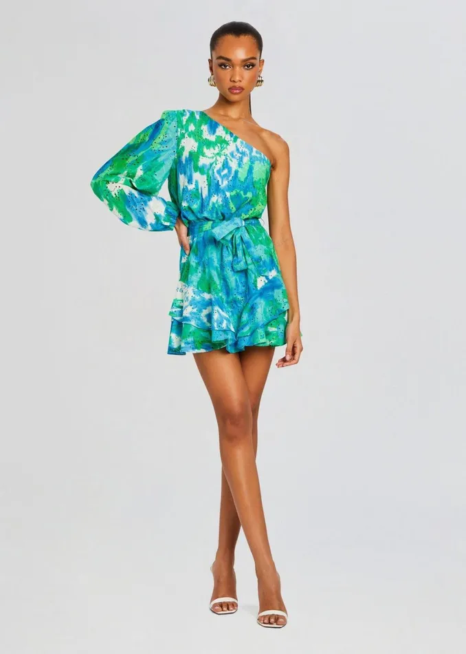 Retrofete Dresses Vida Short Dress Blue Green 8211 Women