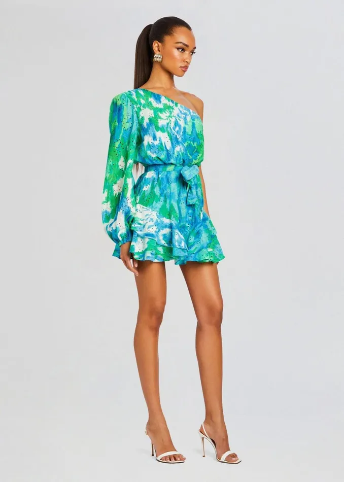 Retrofete Dresses Vida Short Dress Blue Green 8211 Women
