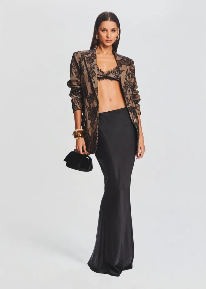 Retrofete Jackets Ophelia Lace Jacket Tannin 8211 Women