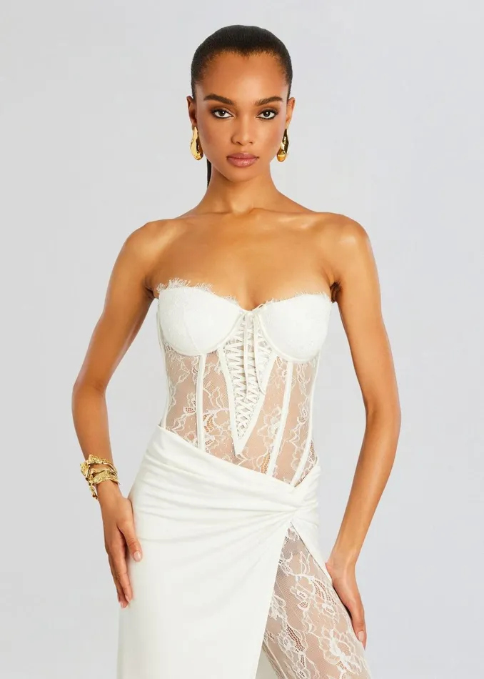 Retrofete Jumpsuits Carla Lace Jumpsuit White 8211 Women