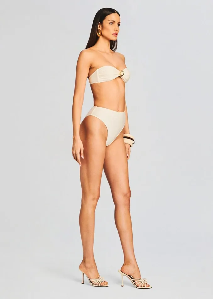 Retrofete Swim Lucia Bikini Top Cream 8211 Women