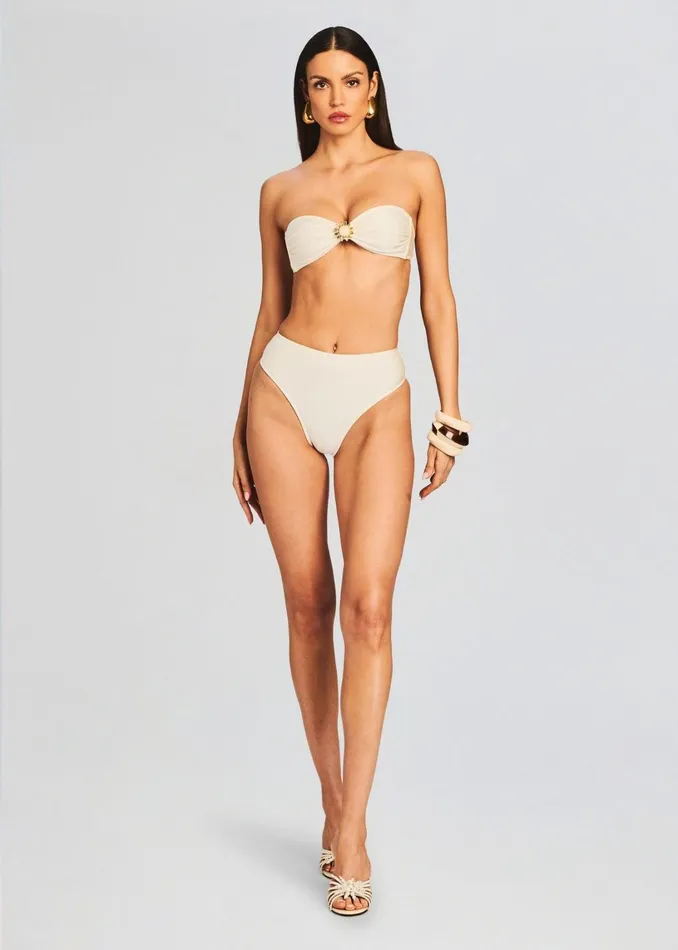 Retrofete Swim Lucia Bikini Top Cream 8211 Women