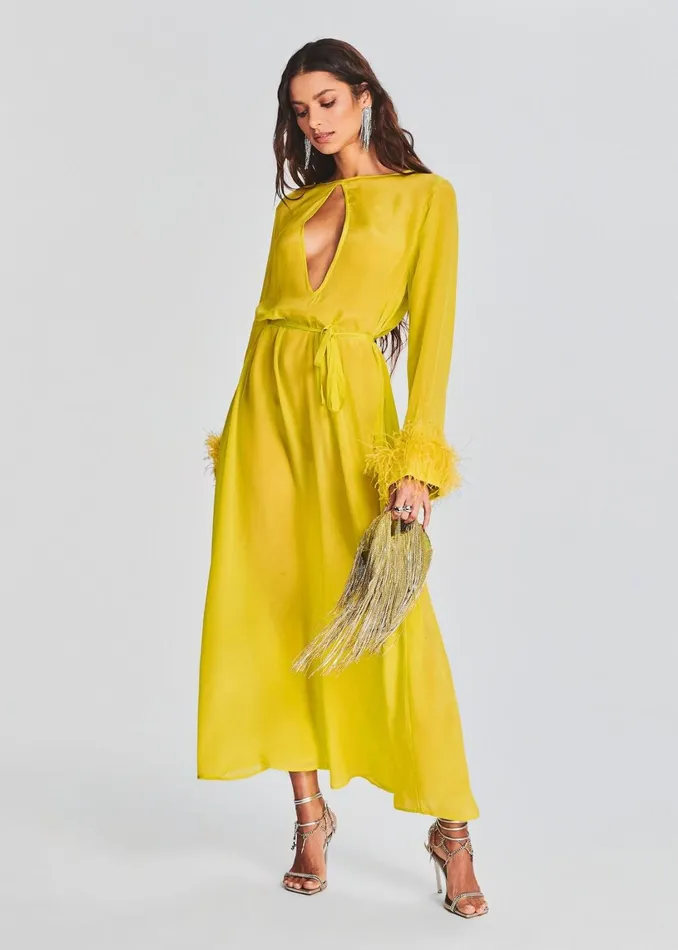 Retrofete Swim Odell Maxi Dress Yellow 8211 Women