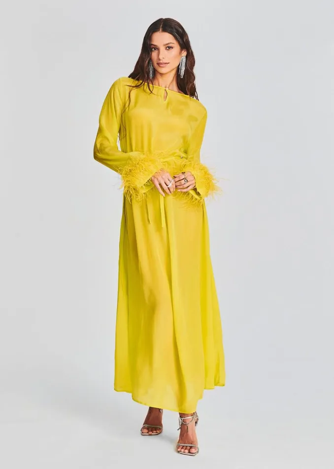 Retrofete Swim Odell Maxi Dress Yellow 8211 Women