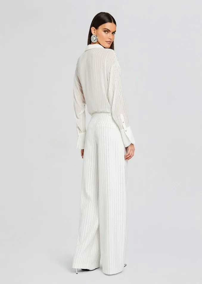 Retrofete Tops Kennedy Embellished Top White 8211 Women