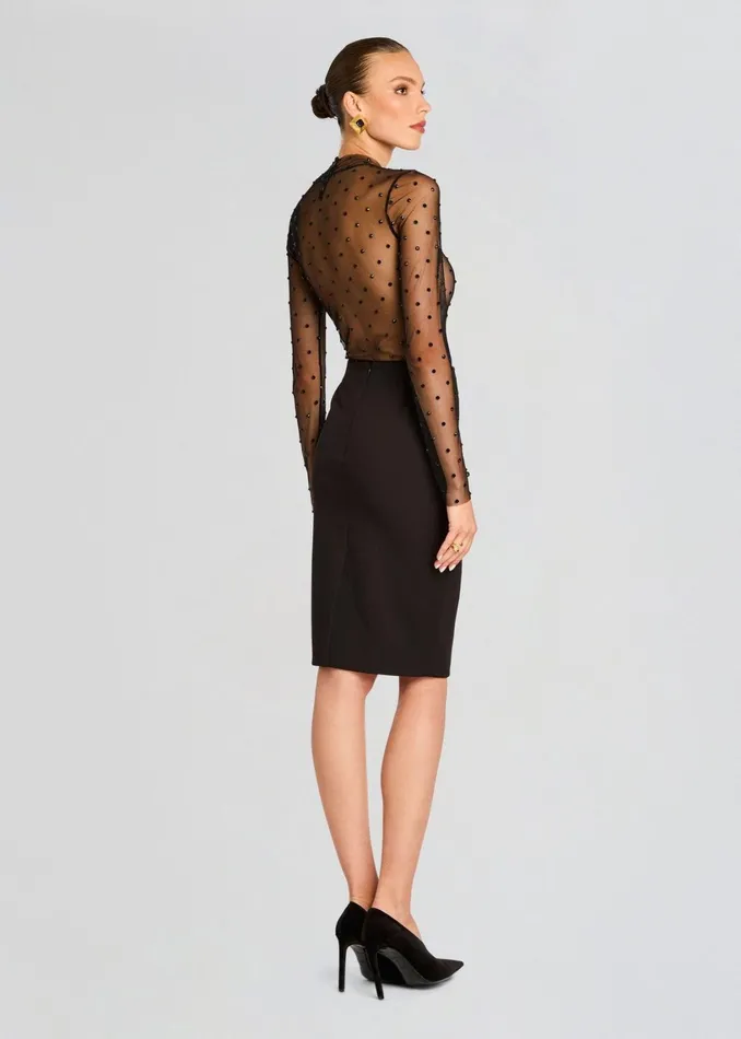 Retrofete Tops Lilith Mesh Top Black 8211 Women