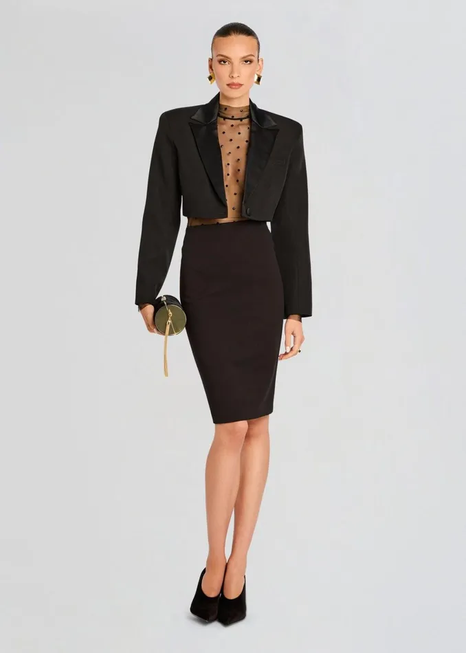 Retrofete Tops Lilith Mesh Top Black 8211 Women