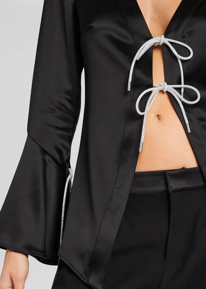 Retrofete Tops Svea Blouse Black 8211 Women