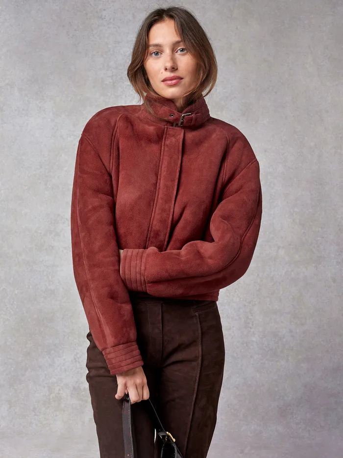 Ricardo Jacket Uni Rouge Women Coats and Jackets Rouje
