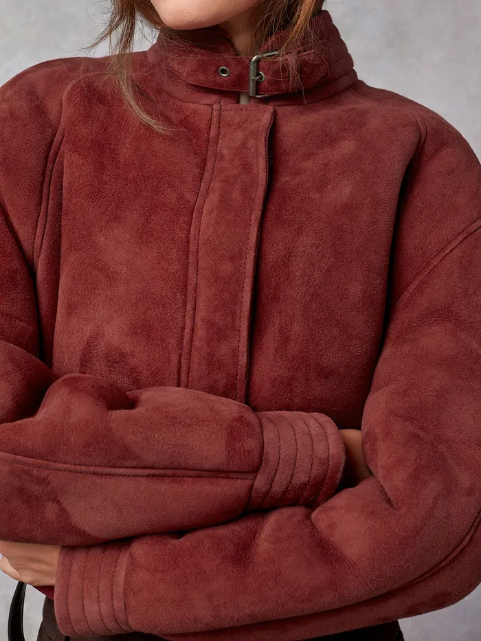Ricardo Jacket Uni Rouge Women Coats and Jackets Rouje