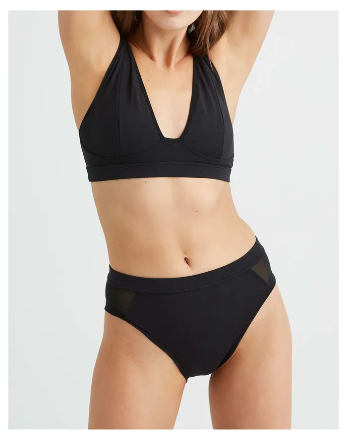 Richer Poorer High Cut Briefs Black Women Madewell Pajamas