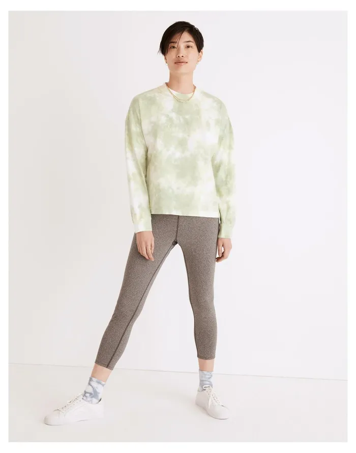Richer Poorer Long Sleeve Relaxed Tee Green Storm Women Madewell Sweatshirts and Sweatpants Richer Poorer Long Sleeve Relaxed Tee Green Storm Women Madewell Sweatshirts and Sweatpants