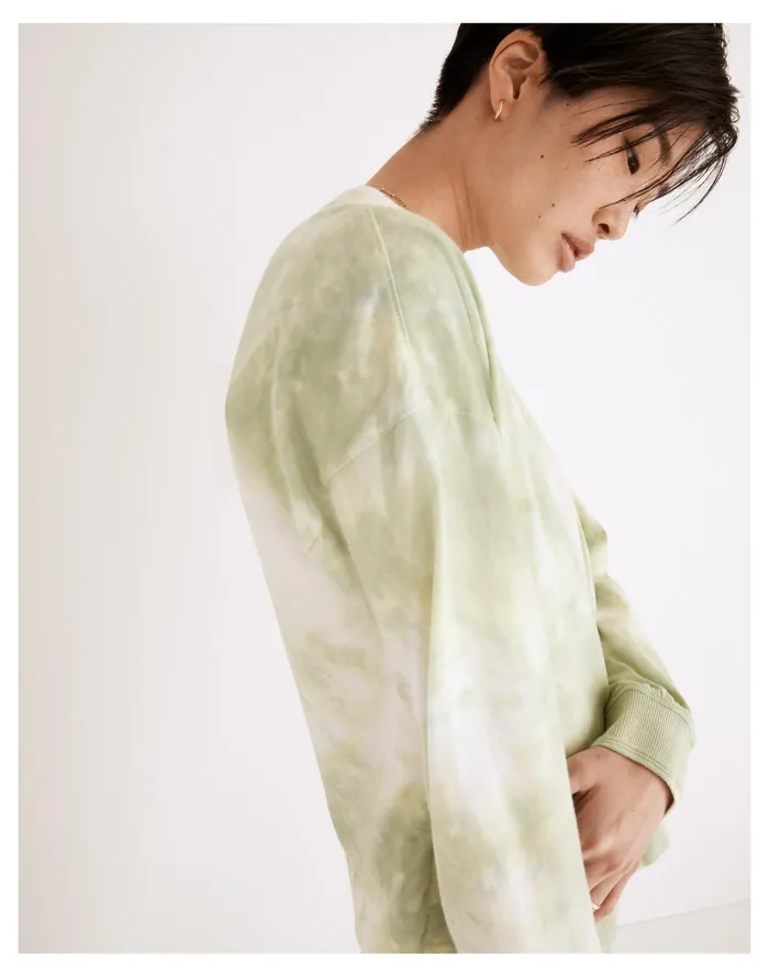 Richer Poorer Long Sleeve Relaxed Tee Green Storm Women Madewell Sweatshirts and Sweatpants Richer Poorer Long Sleeve Relaxed Tee Green Storm Women Madewell Sweatshirts and Sweatpants