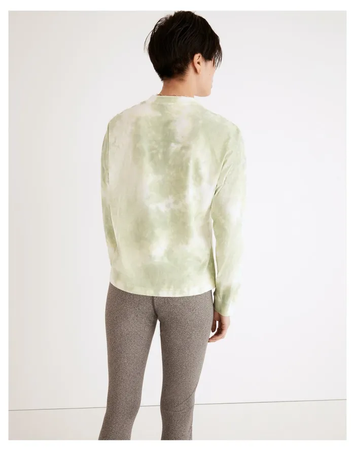 Richer Poorer Long Sleeve Relaxed Tee Green Storm Women Madewell Sweatshirts and Sweatpants Richer Poorer Long Sleeve Relaxed Tee Green Storm Women Madewell Sweatshirts and Sweatpants