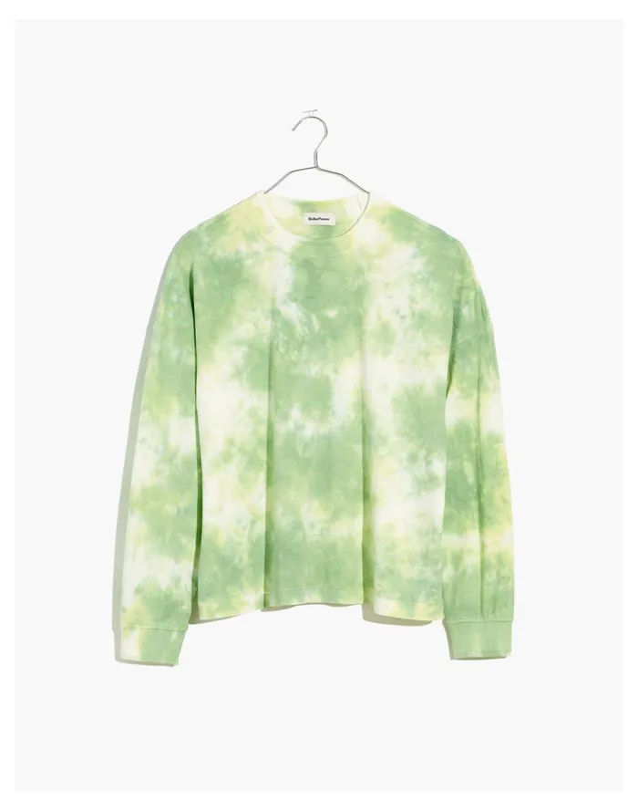 Richer Poorer Long Sleeve Relaxed Tee Green Storm Women Madewell Sweatshirts and Sweatpants Richer Poorer Long Sleeve Relaxed Tee Green Storm Women Madewell Sweatshirts and Sweatpants