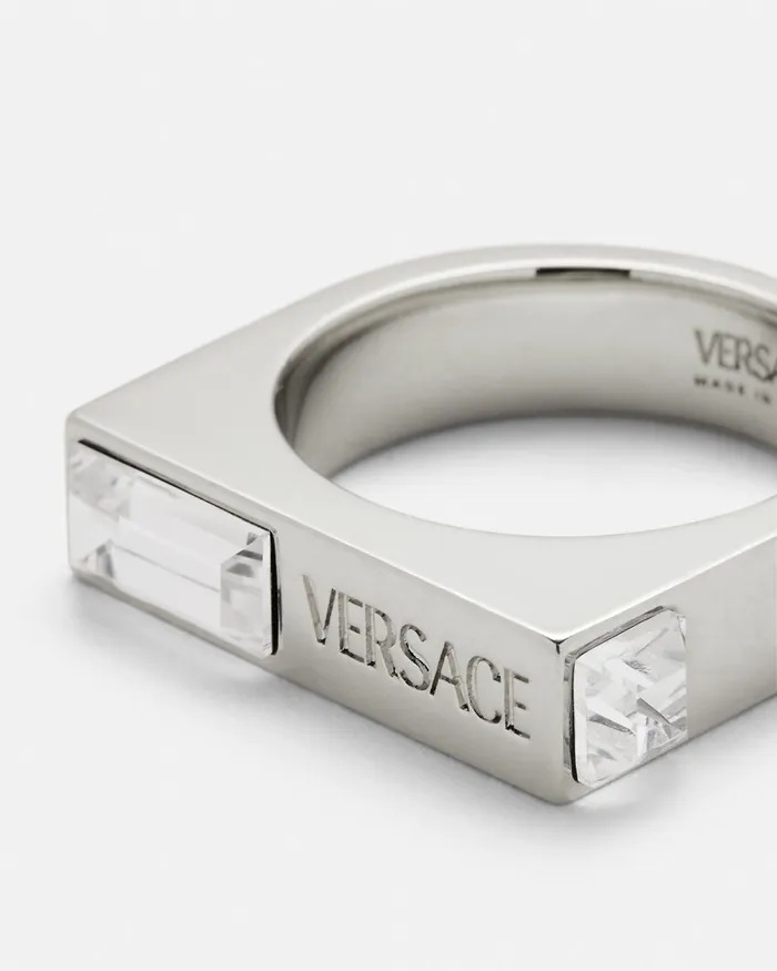 Rings MenWomen Versace Ring Silver