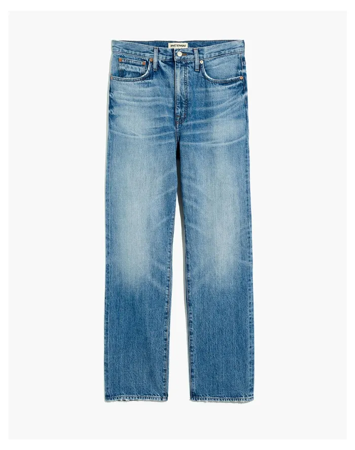Rivet and Thread Selvedge High Rise Straight Full Length Jeans In Maxdale Wash Maxdale Wash Women Madewell Jeans Rivet and Thread Selvedge High Rise Straight Full Length Jeans In Maxdale Wash Maxdale Wash Women Madewell Jeans