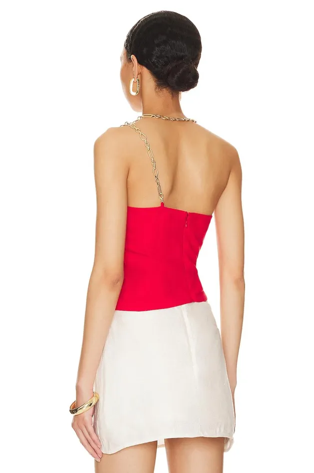 Rosalie Top Bright Red Women Lovers Friends Tops Rosalie Top Bright Red Women Lovers Friends Tops