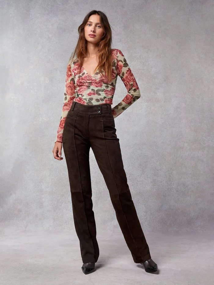 Rouje Pants Women Nolan Pants Daim Ebene