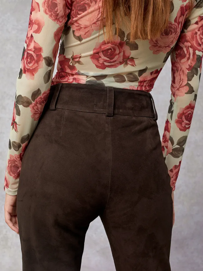 Rouje Pants Women Nolan Pants Daim Ebene