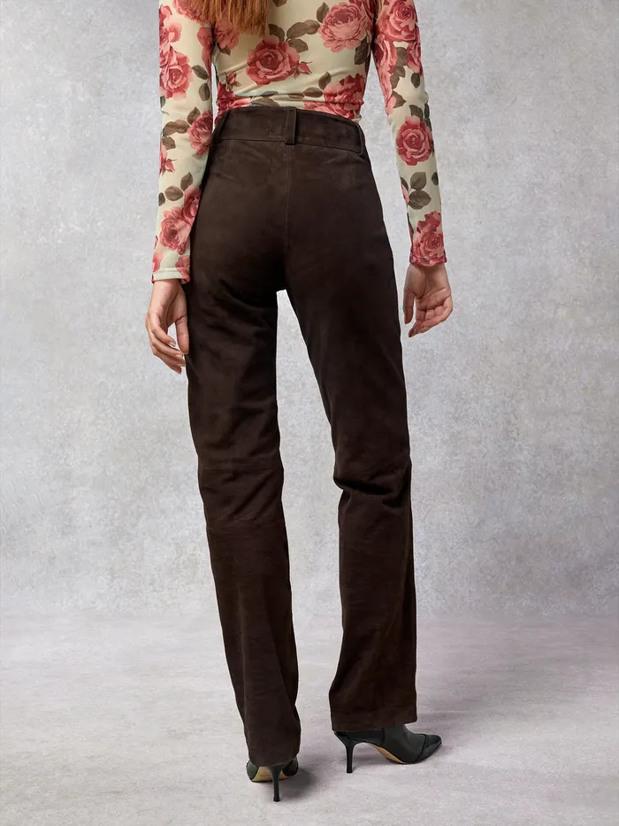 Rouje Pants Women Nolan Pants Daim Ebene