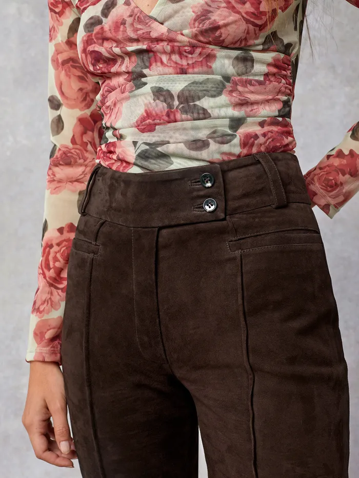 Rouje Pants Women Nolan Pants Daim Ebene