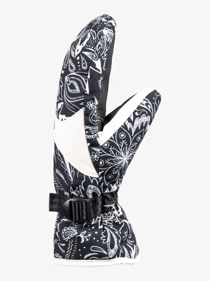 Roxy Jetty 8211 Mittens True Black Bandanas Women Roxy Gloves