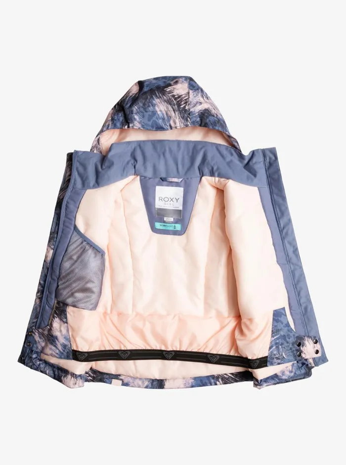 Roxy Jetty 8211 Snow Jacket For Girls 8 8211 16 Wild Wind Darknight Kids Roxy Jackets and Coats