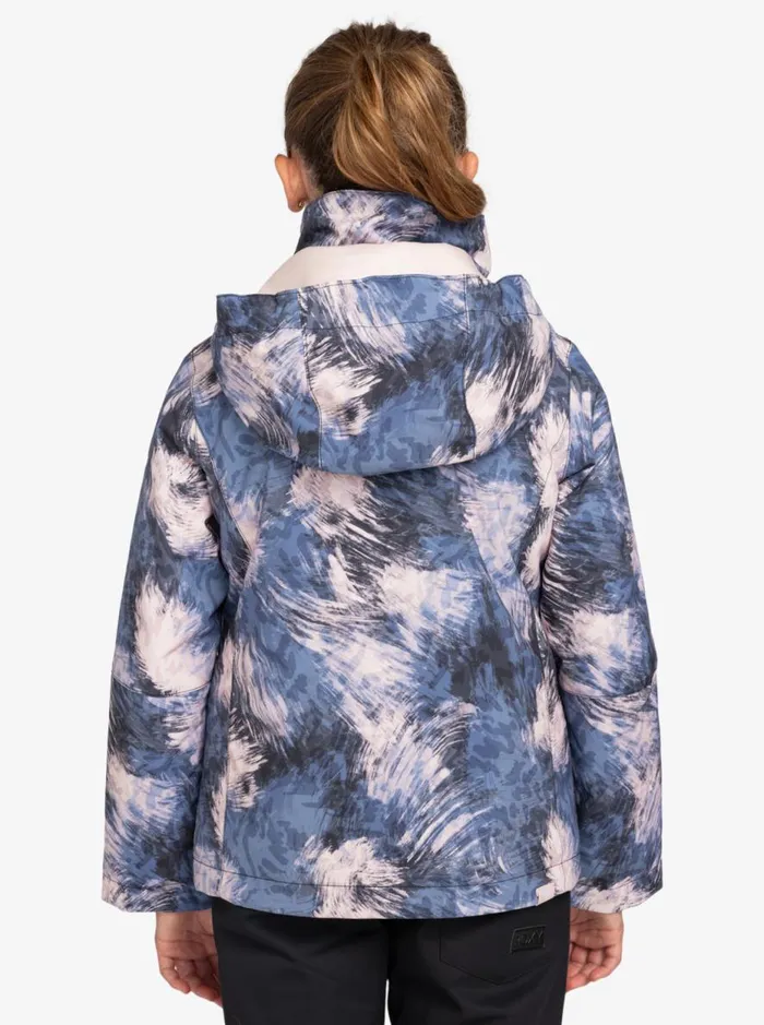 Roxy Jetty 8211 Snow Jacket For Girls 8 8211 16 Wild Wind Darknight Kids Roxy Jackets and Coats