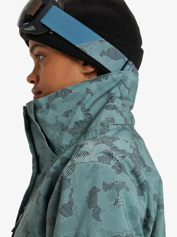 Roxy Jetty 8211 Snow Jacket Lily Pad Sketch Book Women Roxy Jackets and Coats