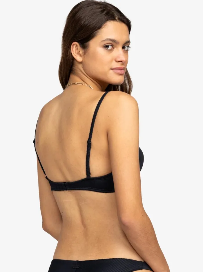 Roxy Love The Beach Vibe 8211 Bandeau Bikini Top Anthracite Women Roxy Bikinis Roxy Love The Beach Vibe 8211 Bandeau Bikini Top Anthracite Women Roxy Bikinis