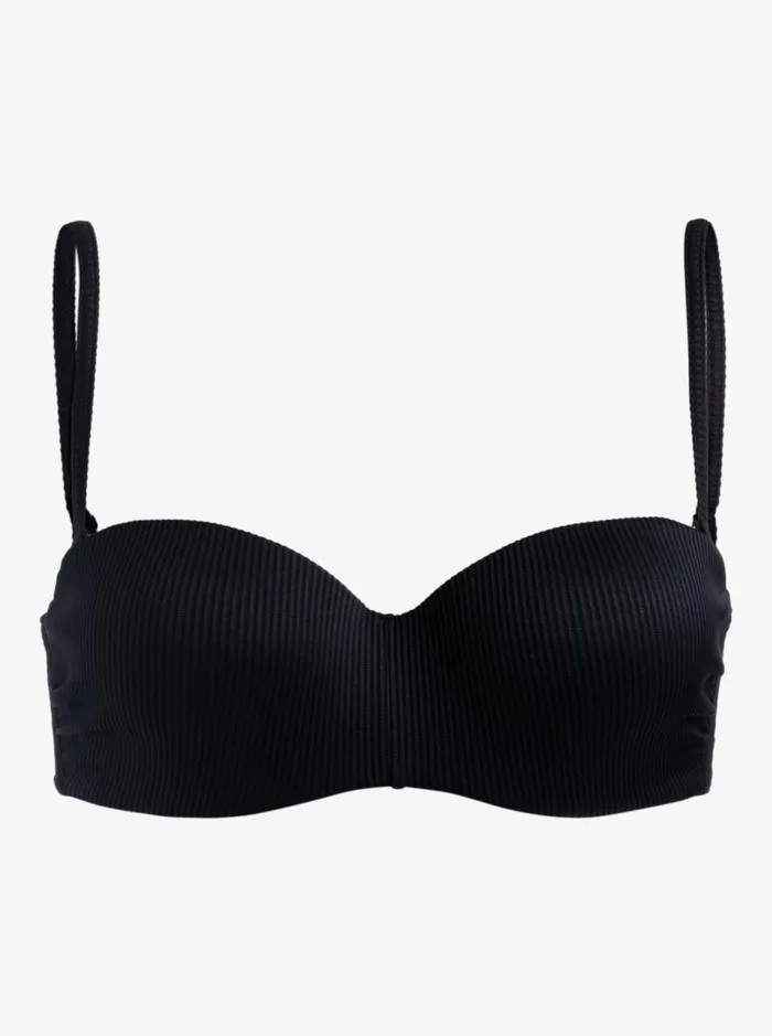 Roxy Love The Beach Vibe 8211 Bandeau Bikini Top Anthracite Women Roxy Bikinis Roxy Love The Beach Vibe 8211 Bandeau Bikini Top Anthracite Women Roxy Bikinis