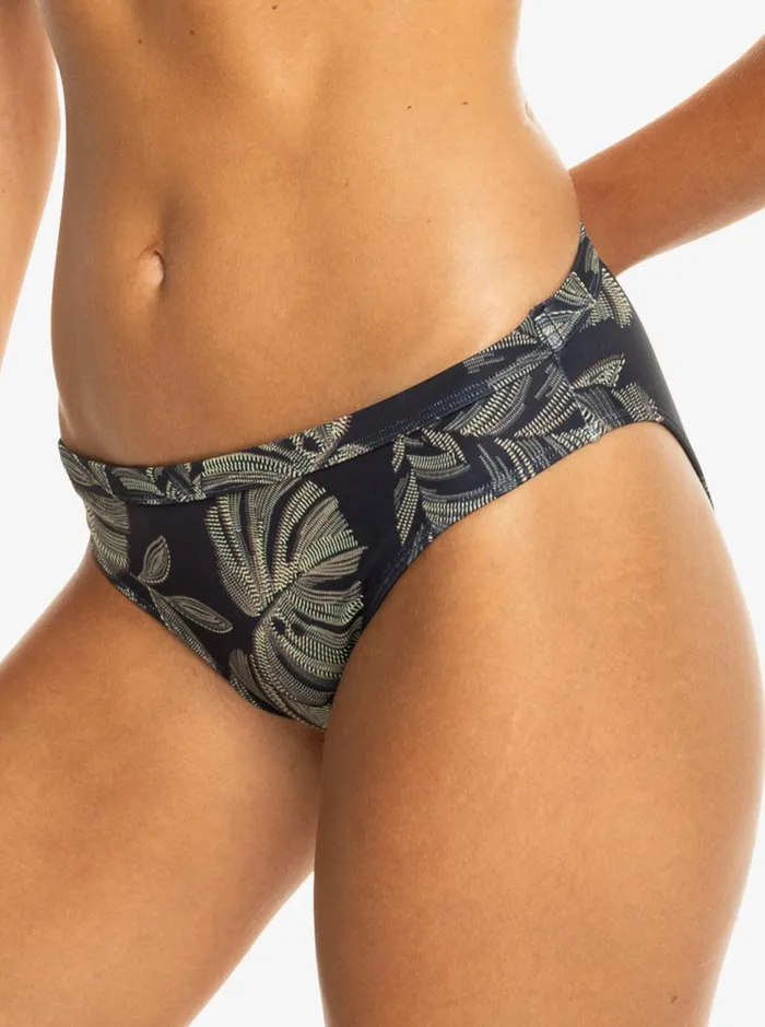 Roxy Pro The Take Off 8211 Moderate Coverage Bikini Bottoms Anthracite The Palms Wetsuit Women Roxy Swimsuits