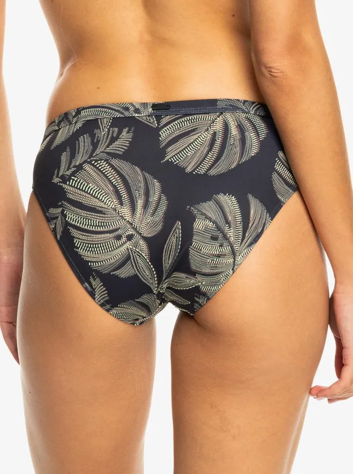 Roxy Pro The Take Off 8211 Moderate Coverage Bikini Bottoms Anthracite The Palms Wetsuit Women Roxy Swimsuits