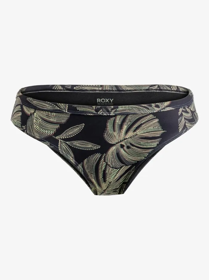 Roxy Pro The Take Off 8211 Moderate Coverage Bikini Bottoms Anthracite The Palms Wetsuit Women Roxy Swimsuits