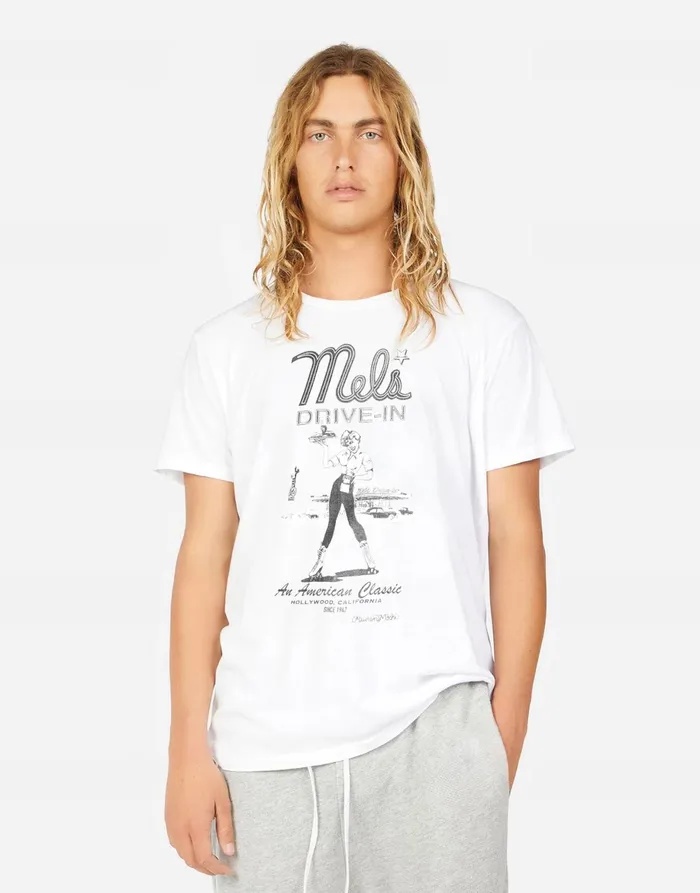 Sadler Mels DriveIn White Men039s Lauren Moshi Tees